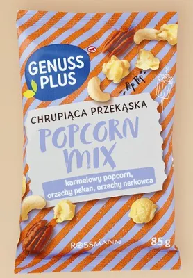 Chrupiąca przekąska Popcorn Mix promocja w Rossmann