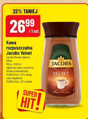 Kawa rozpuszczalna Velvet promocja w POLOmarket