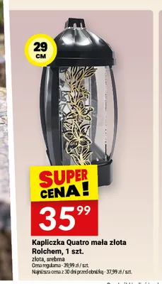 Kapliczka Quatro mała złota Rolchem promocja w Twój Market