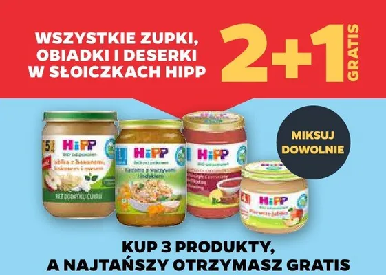 Zupki, obiadki i deserki w słoiczkach promocja w Netto