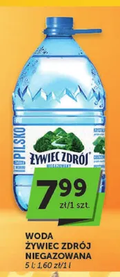 Woda niegazowana Żywiec Zdrój promocja w Euro Sklep
