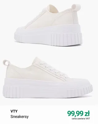 Sneakersy VTY promocja w Deichmann