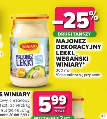 Majonez Wegański Winiary promocja w Stokrotka