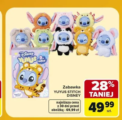 Zabawka Yuyus Stitch Disney promocja w Carrefour