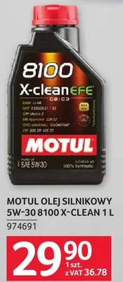 Olej silnikowy Motul 8100 X-clean EFE 5W-30 4L promocja w Selgros