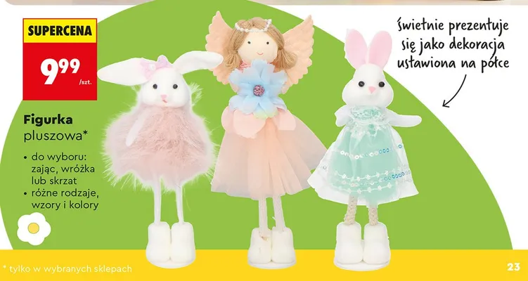 Figurka pluszowa promocja w Biedronka