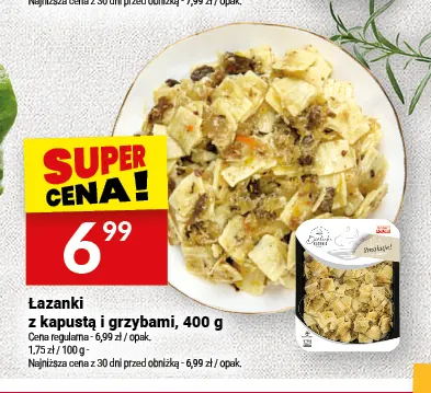 Łazanki z kapustą i grzybami Białecki Kuchnia promocja w Twój Market