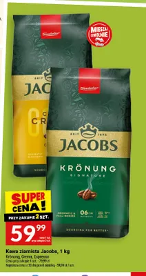 Kawa ziarnista Jacobs Espresso promocja w Twój Market