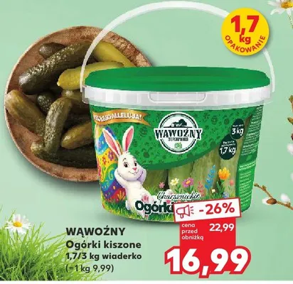 Ogórki kiszone promocja w Kaufland