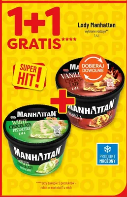 Lody Manhattan promocja w POLOmarket