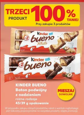 Baton podwójny z nadzieniem różne rodzaje promocja w Kaufland