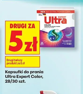 Kapsułki do prania Ultra Expert Color promocja w Biedronka