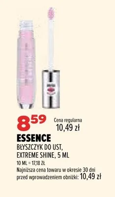 Błyszczyk do ust Essence Extreme Shine promocja w Drogerie Natura