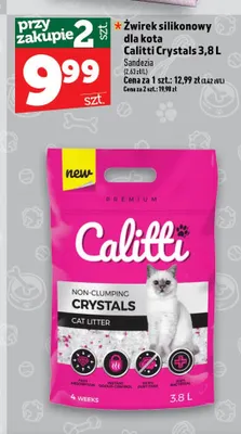 Żwirek silikonowy dla kota Calitti Crystals promocja w TOPAZ