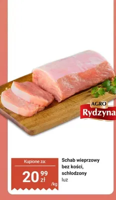 Schab wieprzowy bez kości schłodzony luz Agro Rydzyna promocja w Dino
