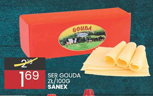 Ser Gouda Sanex promocja w Wafelek