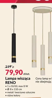 Lampa wisząca RENO promocja w Salony Agata