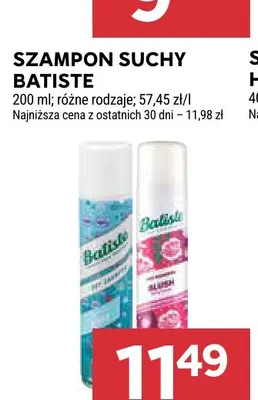 Szampon suchy Batiste promocja w Stokrotka