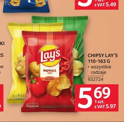 Chipsy Lay's Paprika promocja w Selgros