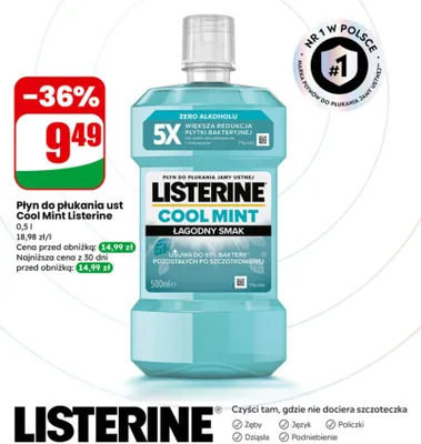 Płyn do płukania ust Cool Mint promocja w Dino