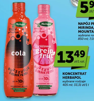 Koncentrat napoju Herbapol Cola promocja w ABC