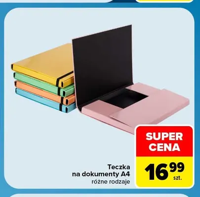 Teczka na dokumenty A4 promocja w Carrefour