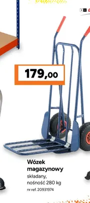 Wózek magazynowy składany Domino promocja w Bricoman