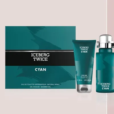 Zestaw Twice Cyan For Him (woda toaletowa + żel pod prysznic) promocja w Rossmann