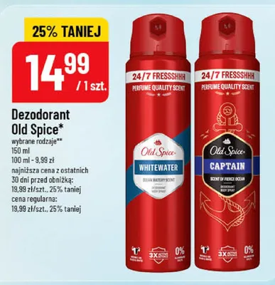 Dezodorant Old Spice Captain promocja w POLOmarket