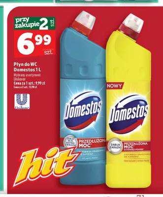 Płyn do WC Domestos promocja w TOPAZ