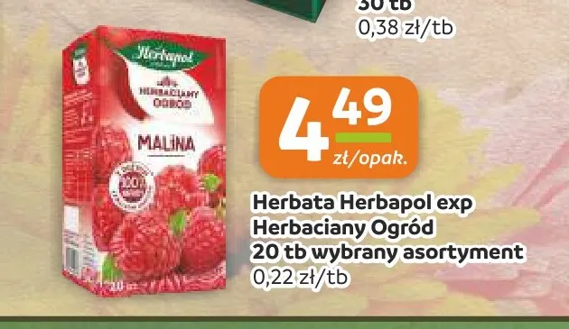 Herbata ekspresowa Herbapol Herbaciany Ogród promocja w Społem Częstochowa
