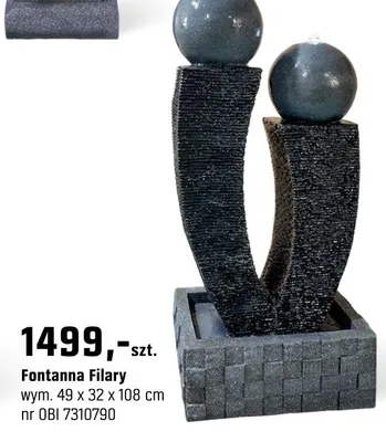Fontanna Filary promocja w OBI