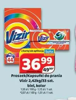 Proszek do prania Vizir biel promocja w Delfin