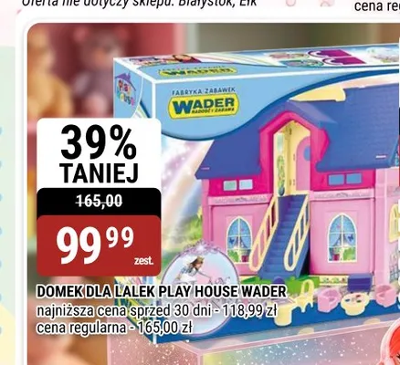 Domek dla lalek Play House Wader promocja w bi1