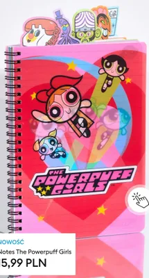 Notes The Powerpuff Girls promocja w Sinsay