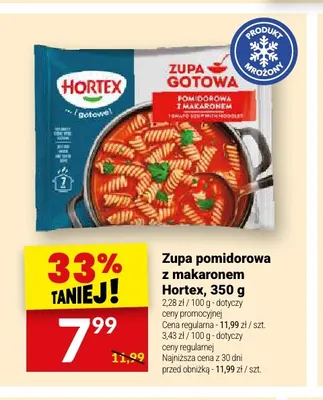 Zupa pomidorowa z makaronem Hortex promocja w Twój Market