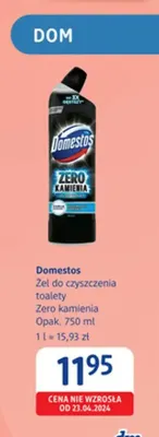 Żel do czyszczenia toalety Domestos Zero kamienia promocja w Drogerie DM