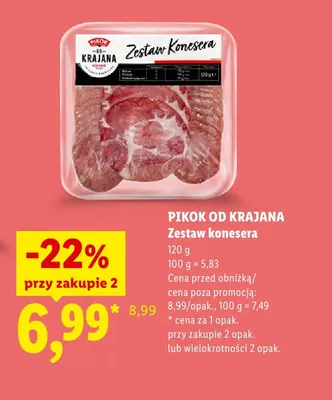 Wędliny Pikok Od Krajana Zestaw konesera promocja w Lidl