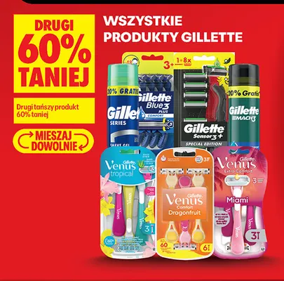 Żel do golenia Gillette Series promocja w Biedronka