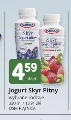 Jogurt Skyr Pitny Piątnica promocja w Marketvita