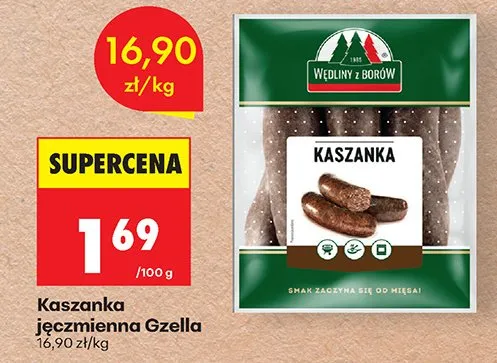 Kaszanka jęczmienna promocja w Biedronka