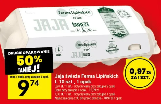 Jaja świeże promocja w Twój Market