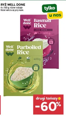 Ryż Well Done Parboiled Rice promocja w Stokrotka