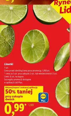 Limetki promocja w Lidl