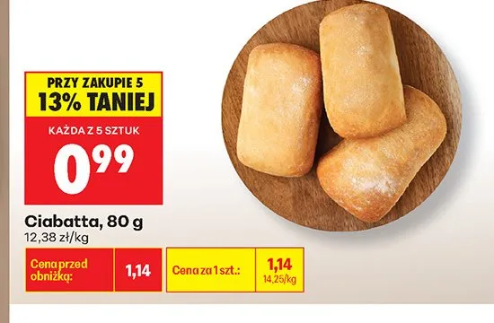 Ciabatta promocja w Biedronka