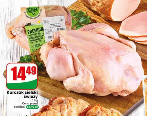 Kurczak sielski świeży promocja w Dino