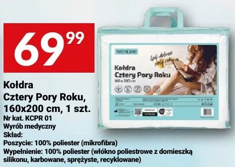 Kołdra Cztery Pory Roku 160x200 cm promocja w Twój Market