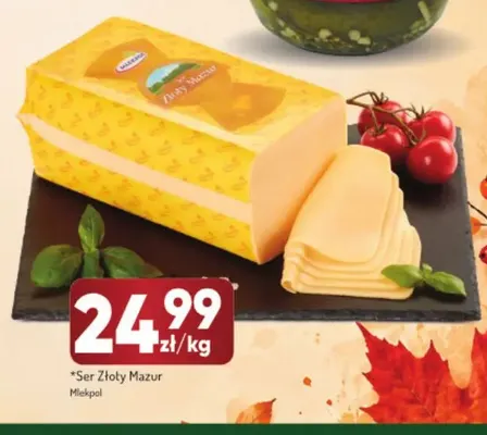 Ser Złoty Mazur Mlekpol promocja w Avita