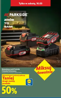 Akumulatory Parkside i Parkside Performance promocja w Lidl
