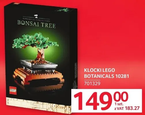 Klocki LEGO Botanicals 10281 promocja w Selgros